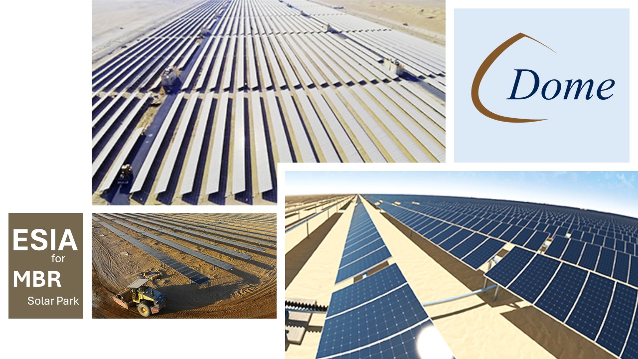 Dome conducts ESIA for MBR Solar Park